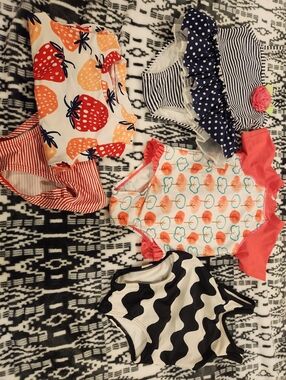 Kids One-Piece Swimsuit - Coral & Navy Assortment Bundle, Size 18M